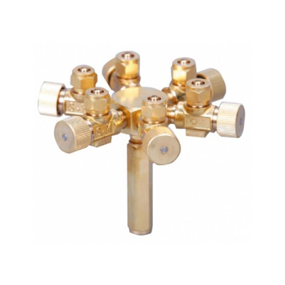 Ista Fine Adjustment Valve CO2 Air with 6 Outlet Ways
