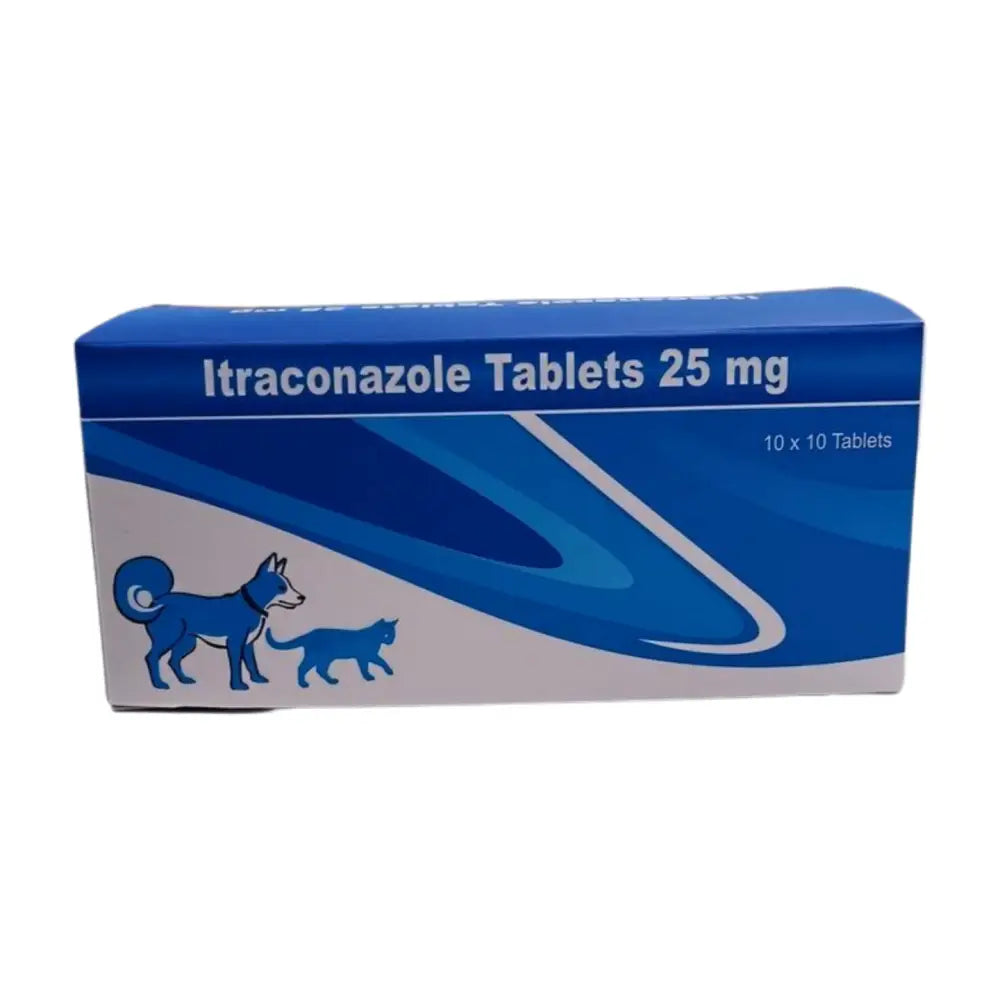 Itraconazole 25 mg 10Tablets – For Dogs & Cats