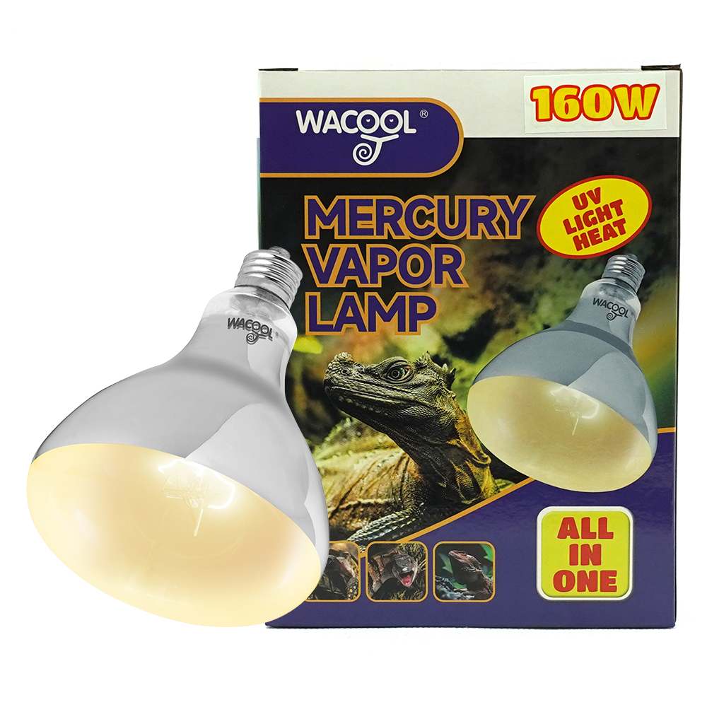 Wacool All in One UV Light Heat Mercury Vapor Lamp 160W