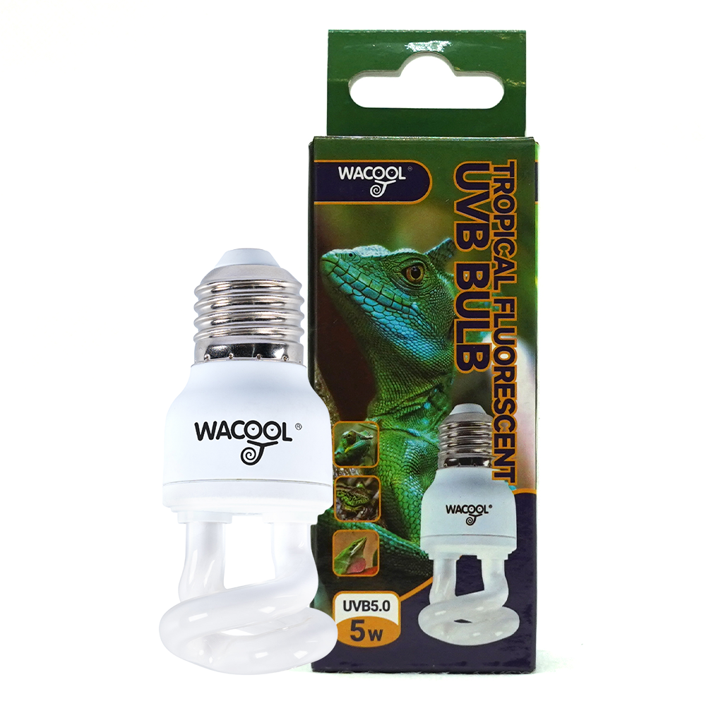 Wacool Mini (UVB5.0) Fluorescent UVB Bulb 5W