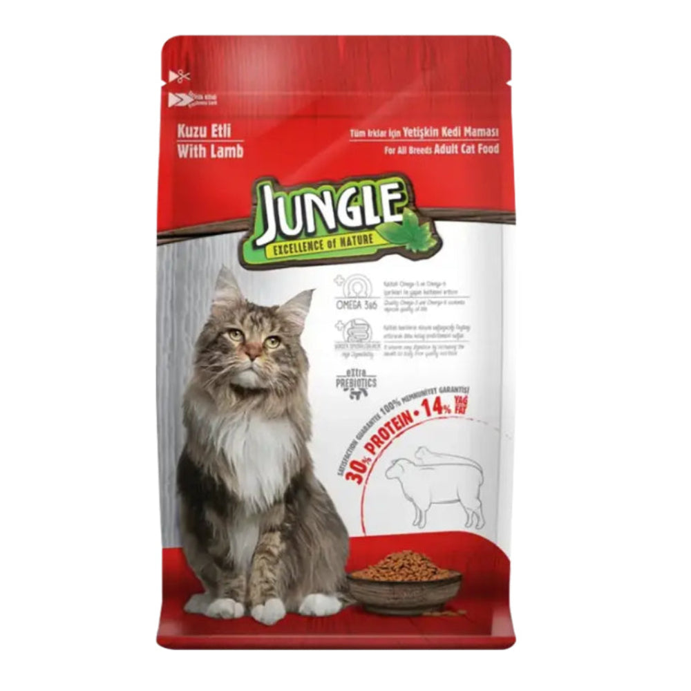 Jungle Adult Cat Food with Lamb 1.5 Kg