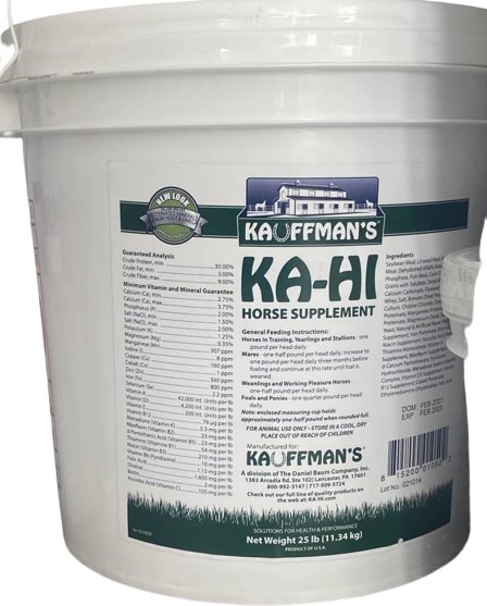 KAUFFMAN'S KA-HI HORSE SUPPLEMENT 11.34 kg