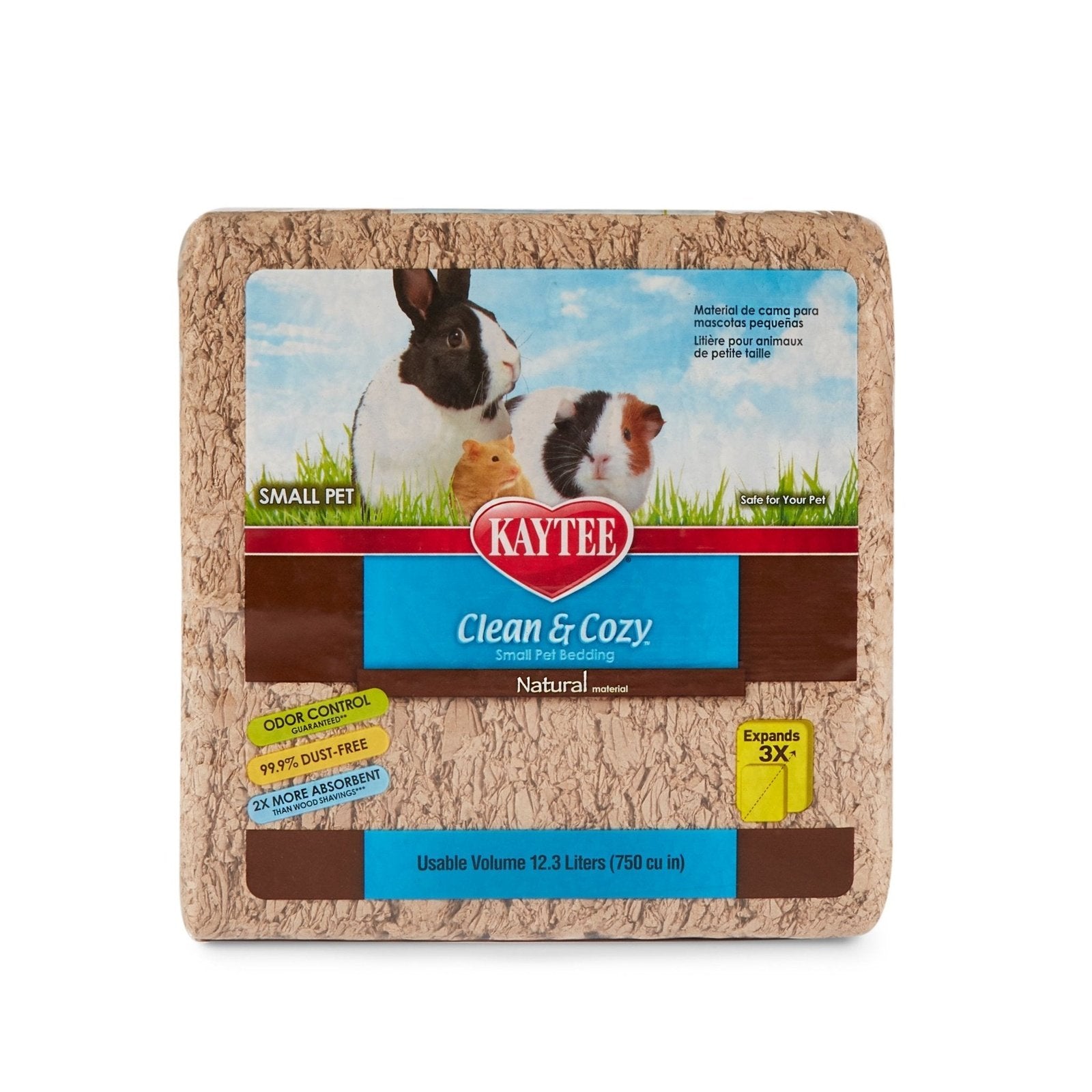 Kaytee Clean Cozy Natural Brown 250cu - 4.3L