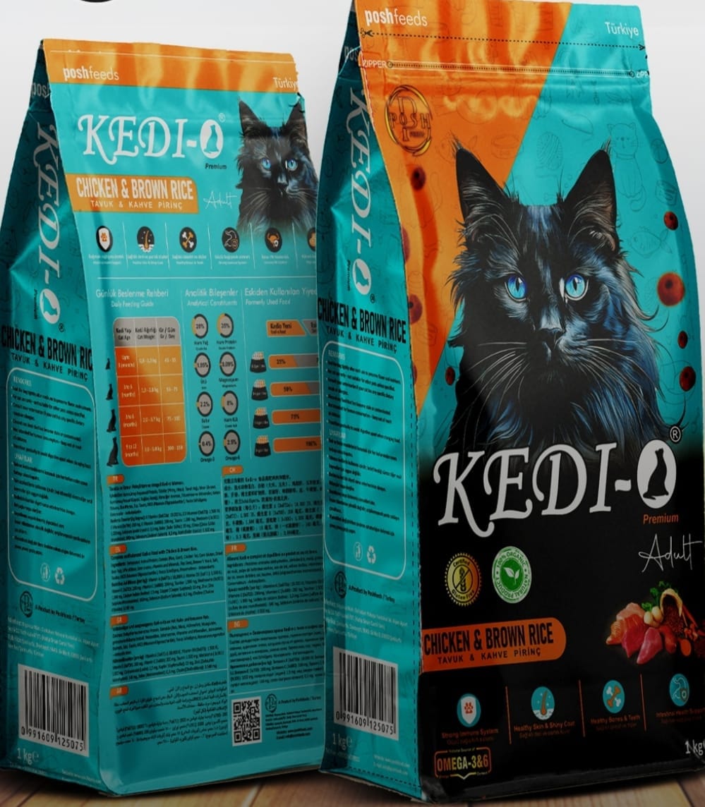 Kedio Cat Food with Chicken and Brown Rice