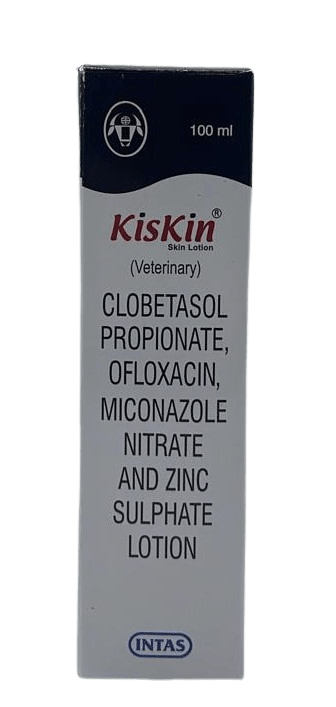 Kiskin skin lotion 100ml for byoderma, ringworm, bacterial and fungal infections