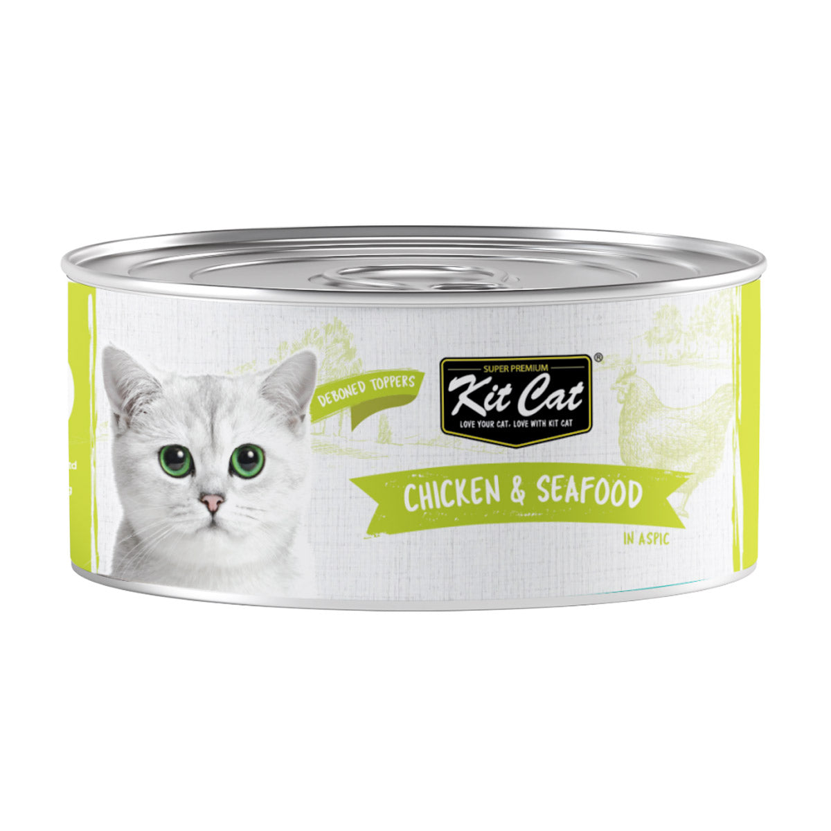 Kit Cat Chicken & Seafood 80g