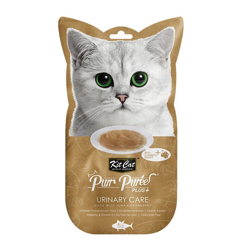 Kit Cat Purr Puree Plus+ Tuna & Cranberry (Urinary Care) Cat Treat