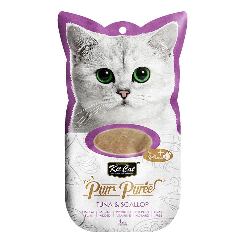 Kit Cat Purr Puree Tuna & Scallop Cat Treats