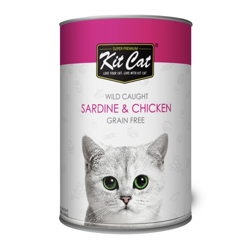 Kit Cat Wild Caught Sardine & Chicken - 400g