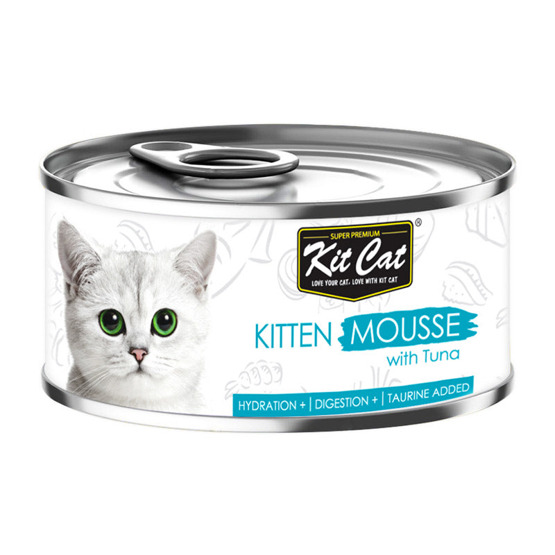 Kit Cat Kitten Mousse With Tuna Wet Food 80g