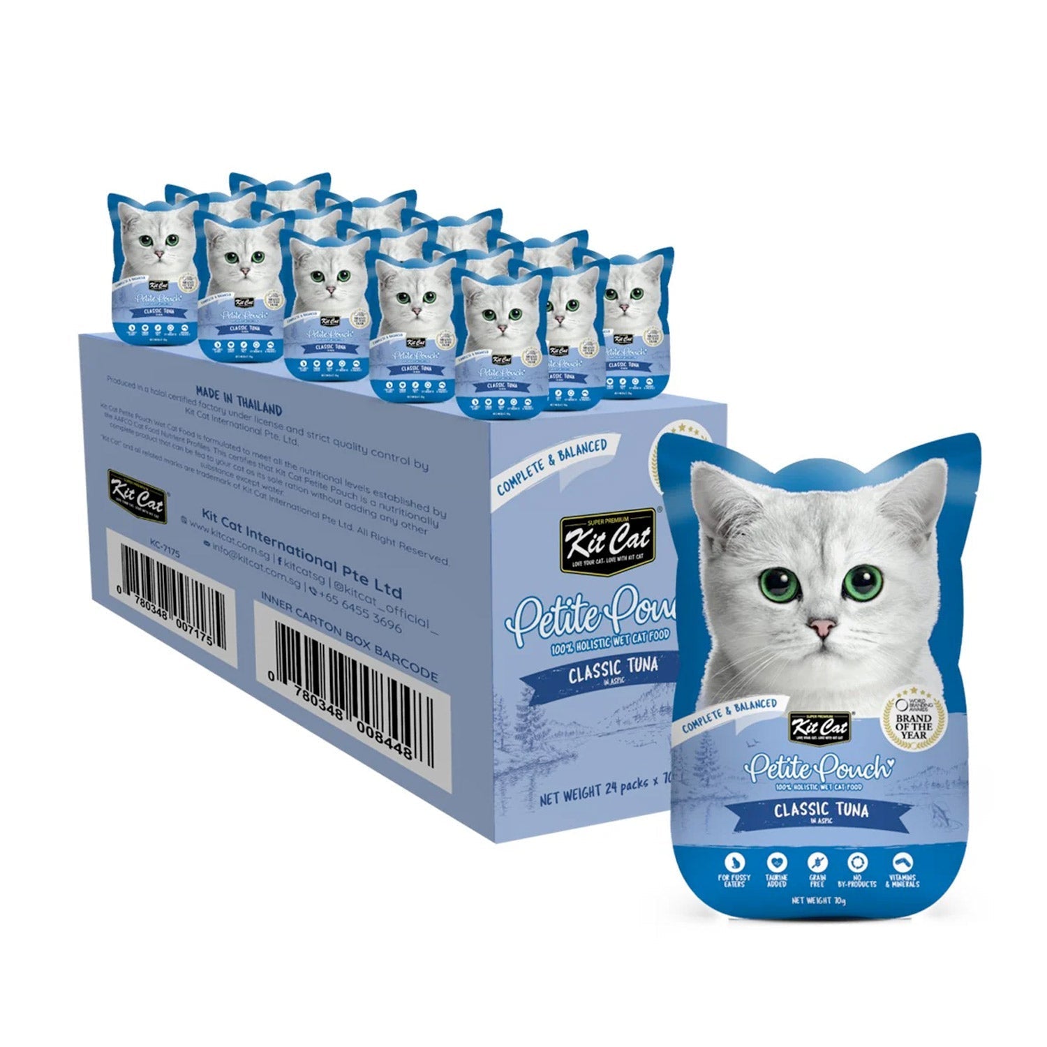 Kit Cat Petite Pouch 70g Classic Tuna