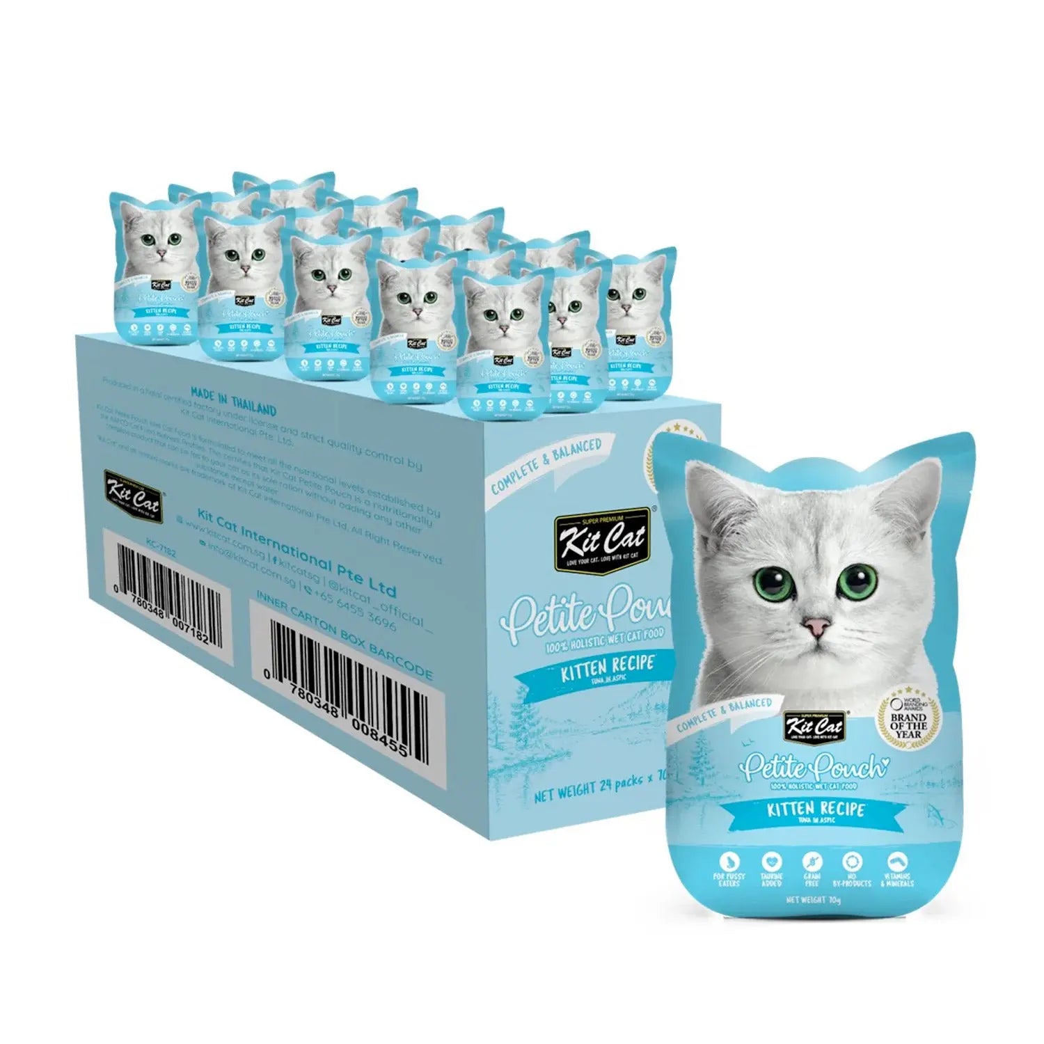 KIT CAT PETITE POUCH KITTEN TUNA 70G