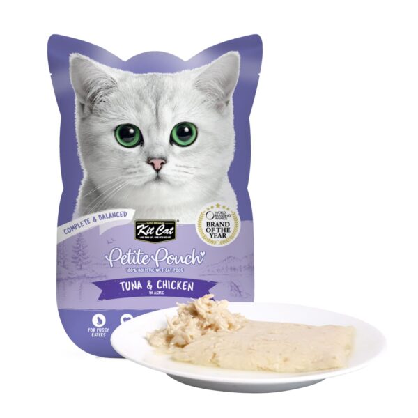 Kit Cat Petite Pouch 70g β Tuna & Chicken