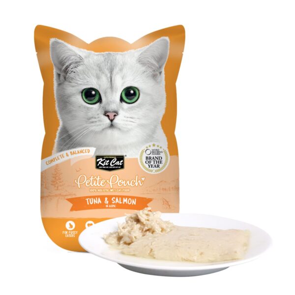 Kit Cat Petite Pouch 70g β Tuna & Salmon