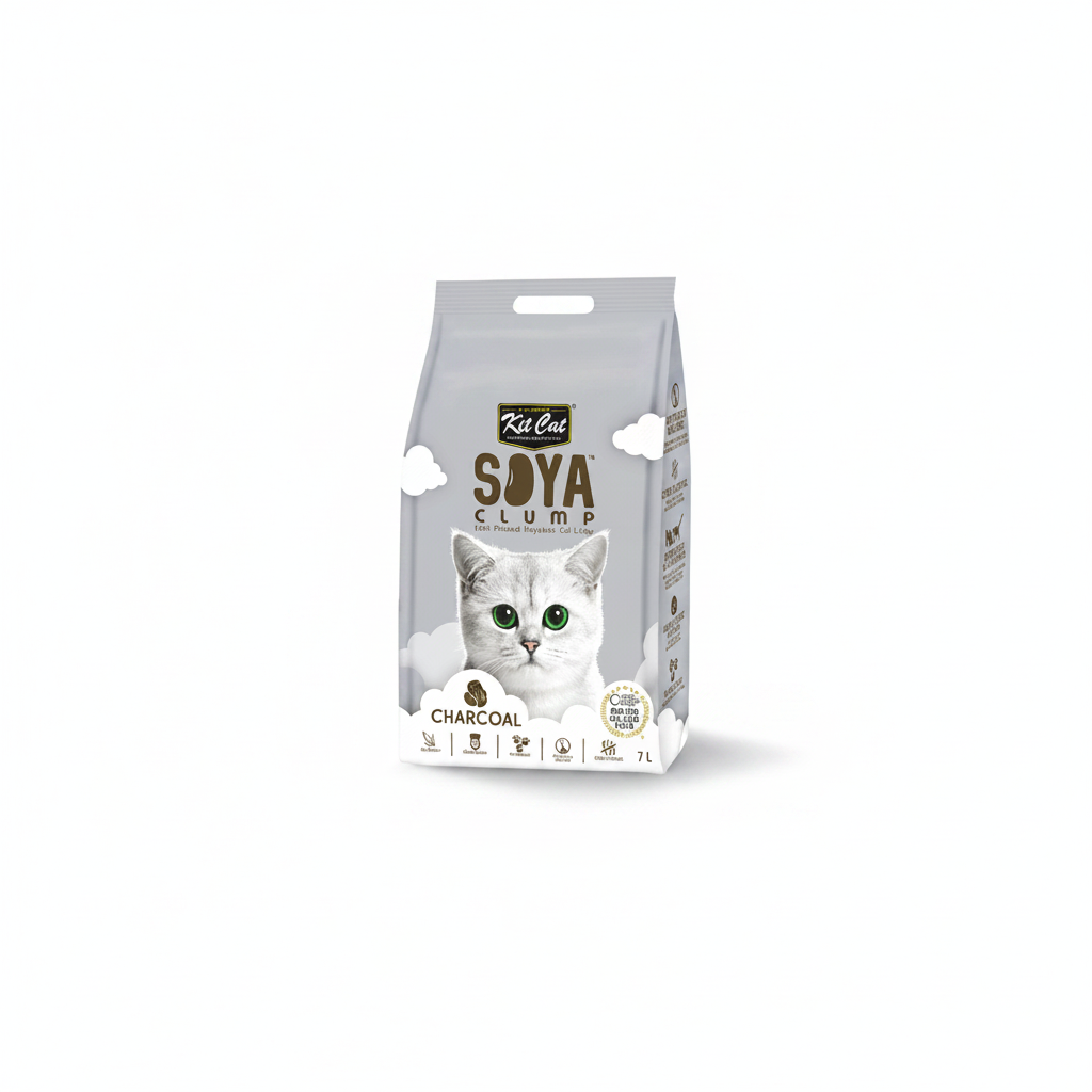 Kit Cat SoyaClump Soyabean Litter Charcoal 7L