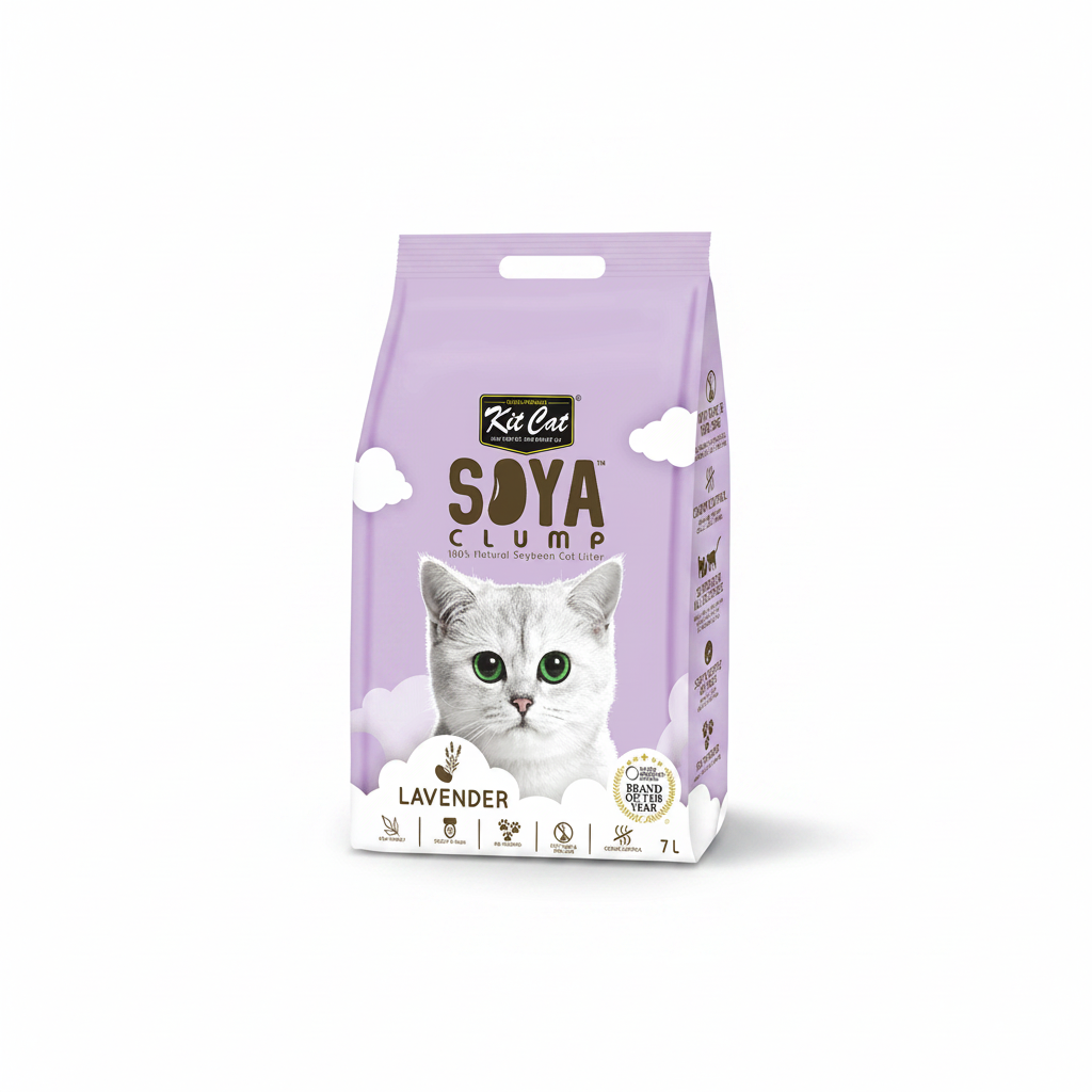Kit Cat SoyaClump Soyabean Litter Lavander 7L