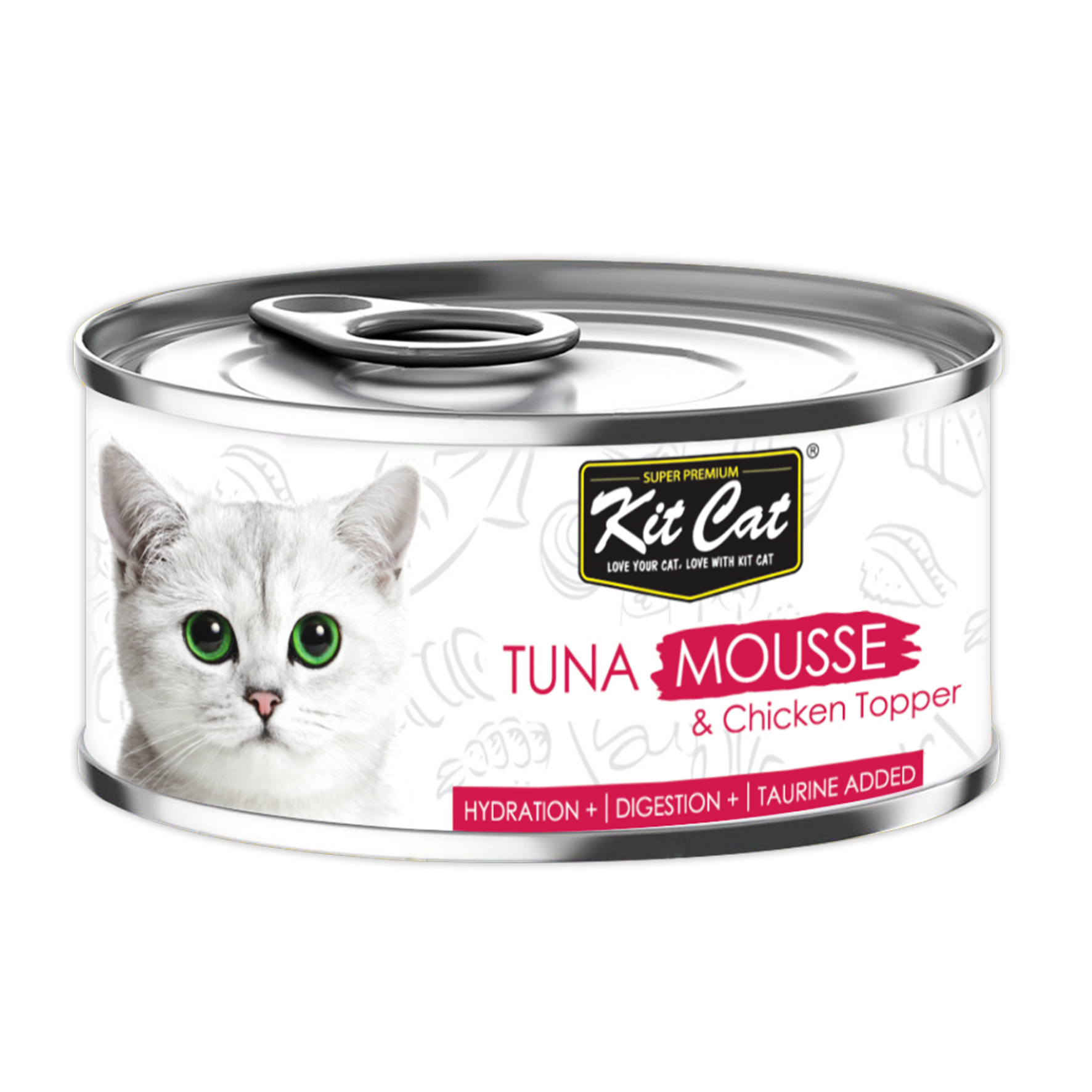 Kit Cat Tuna Mousse with Chicken Topper