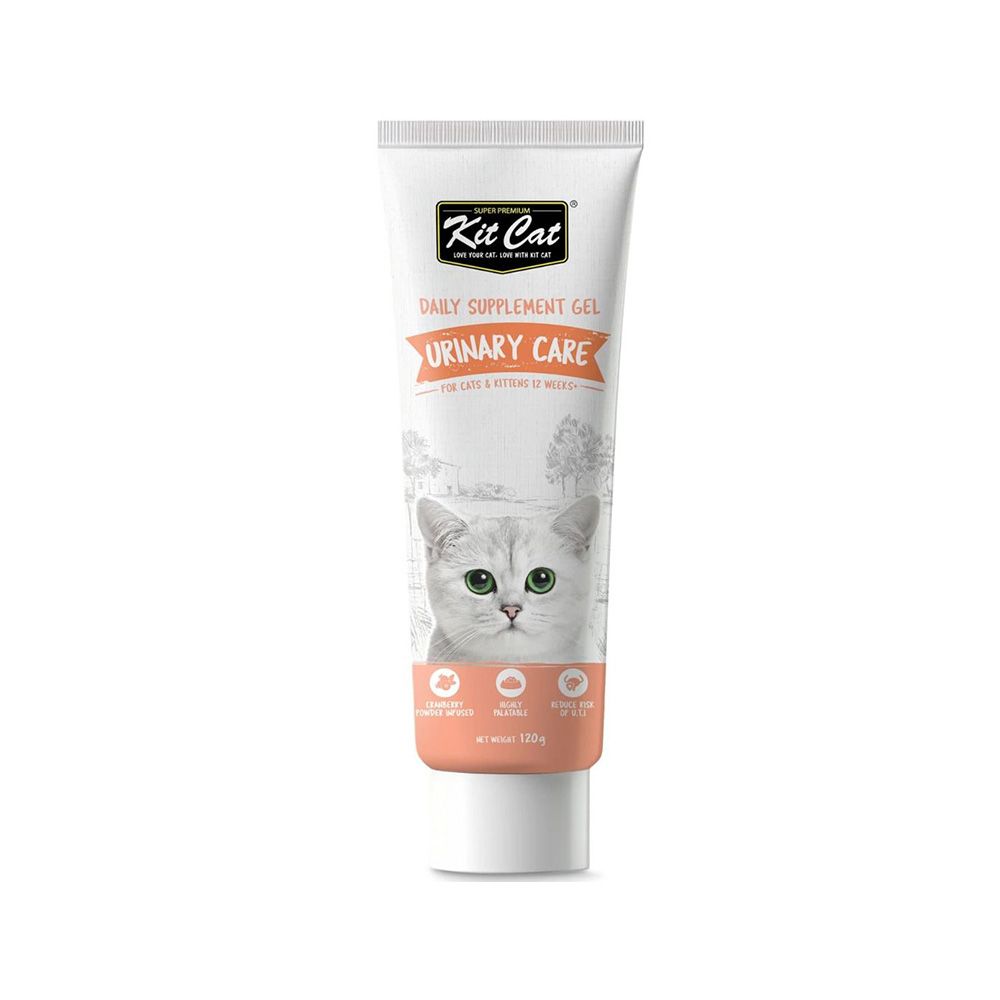 Kit Cat Urinary Care Daily Supplement Gel For Cats and Kittens - 120 g