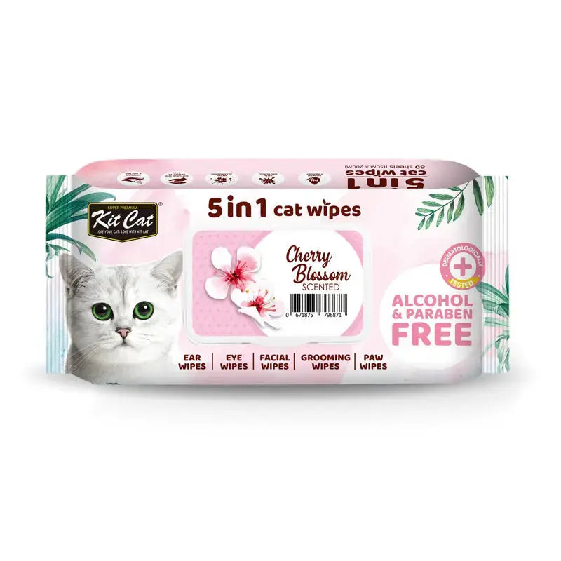 Kit Cat 5-in-1 Cat Wipes