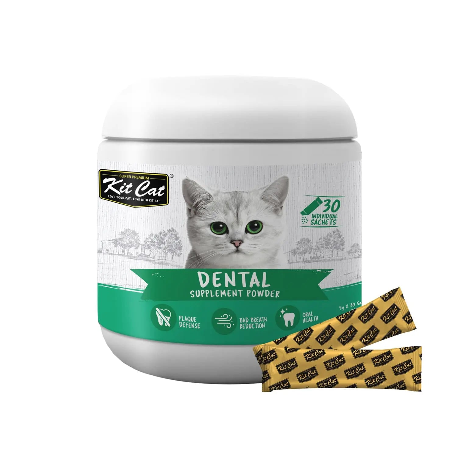 KIT CAT DENTAL SUPPLEMENT POWDER 150G