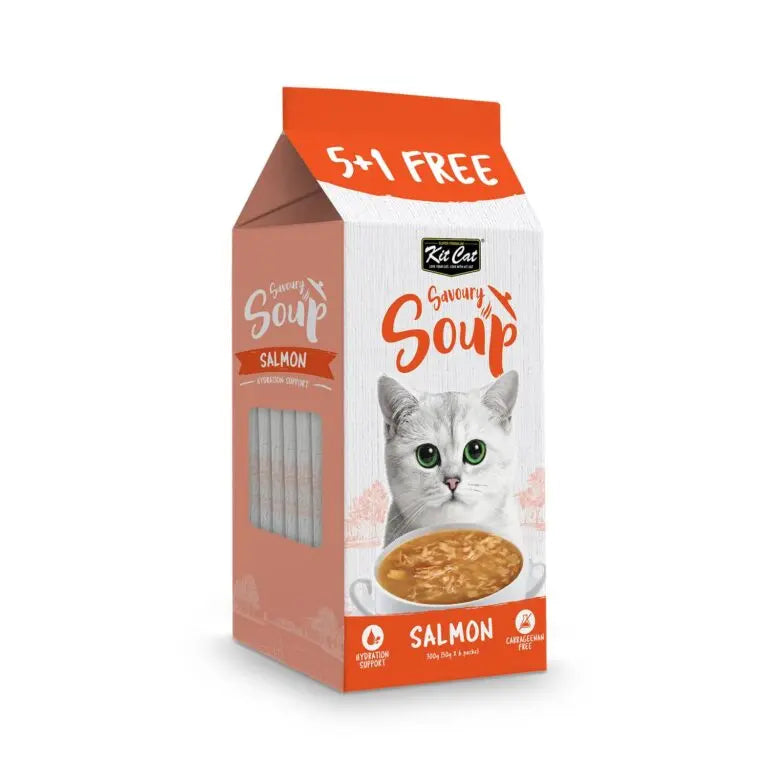KIT CAT SAVOURY SOUP SALMON 300G 6X50G