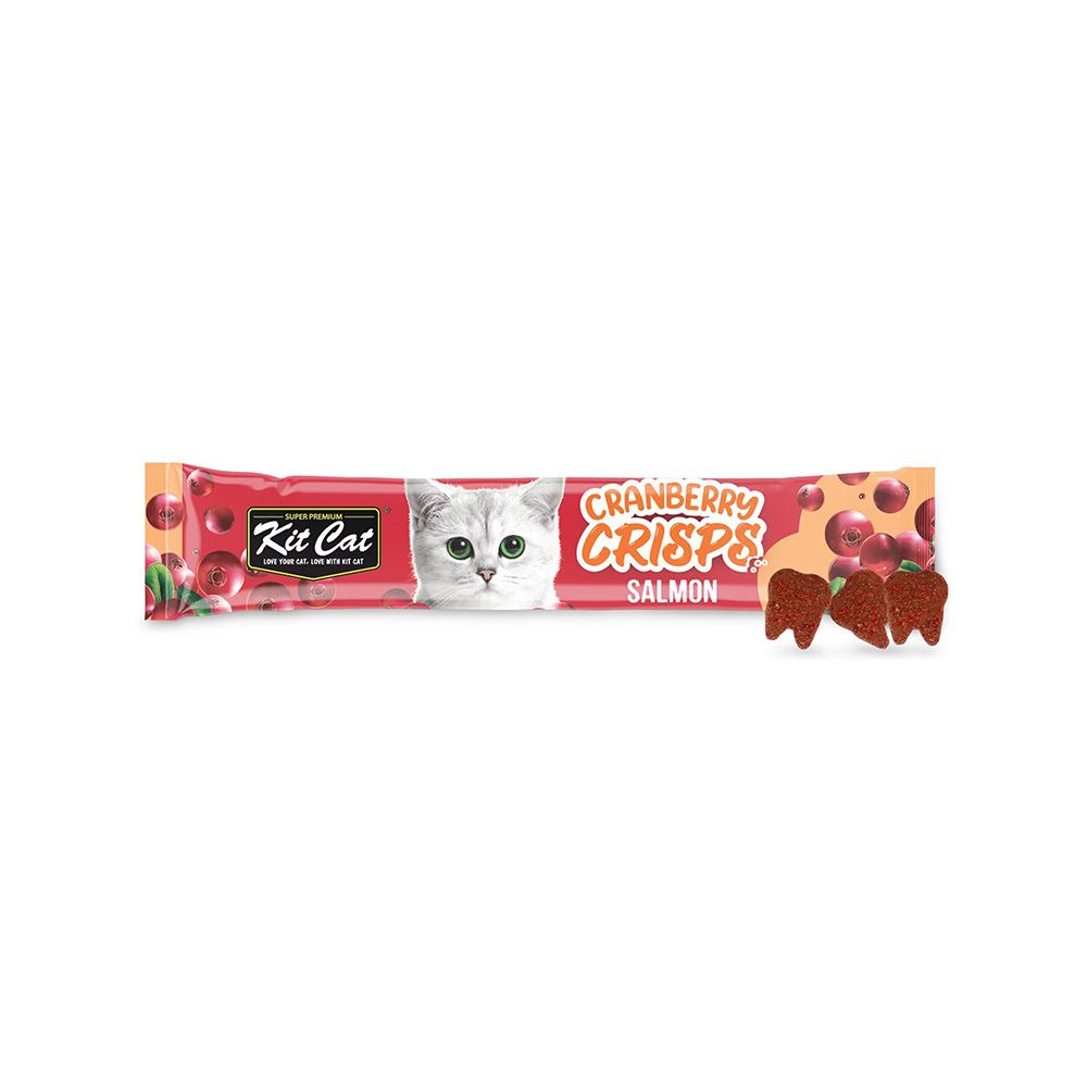 Kit Cat Cranberry Crisps Salmon Cat Treats - 20 g
