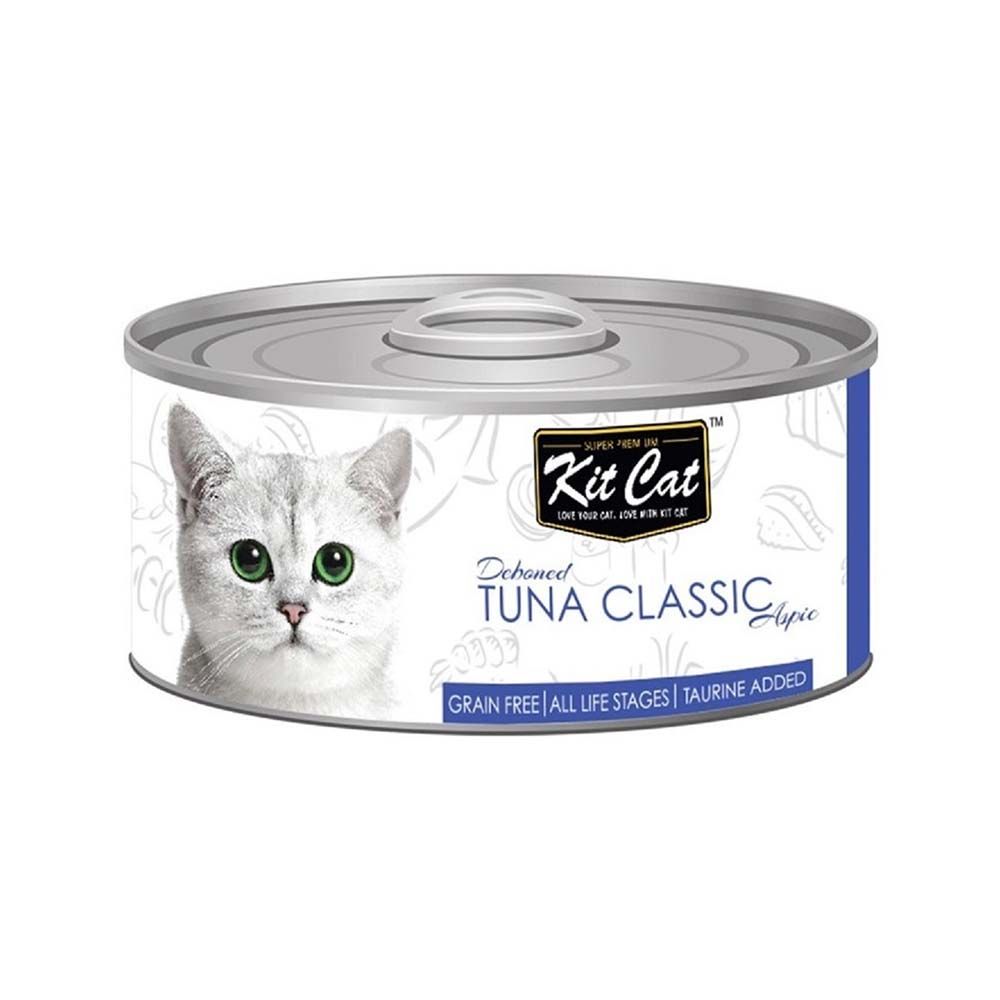 Kit Cat Debone Tuna Classic Aspic Canned Cat Food - 80 g