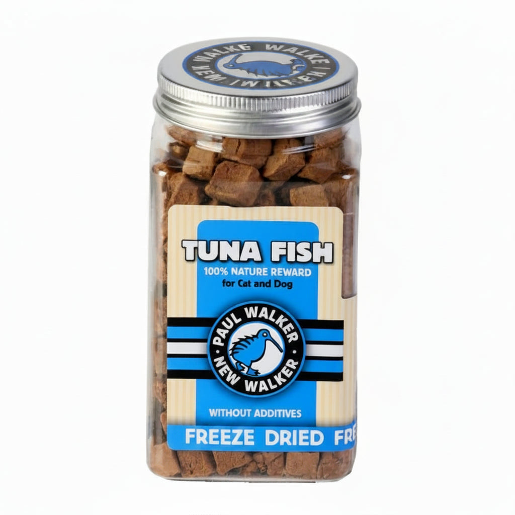 KIWI WALKER Freeze Dried Grain Free Snack Tuna Cubes Dog & Cat Treats 85G