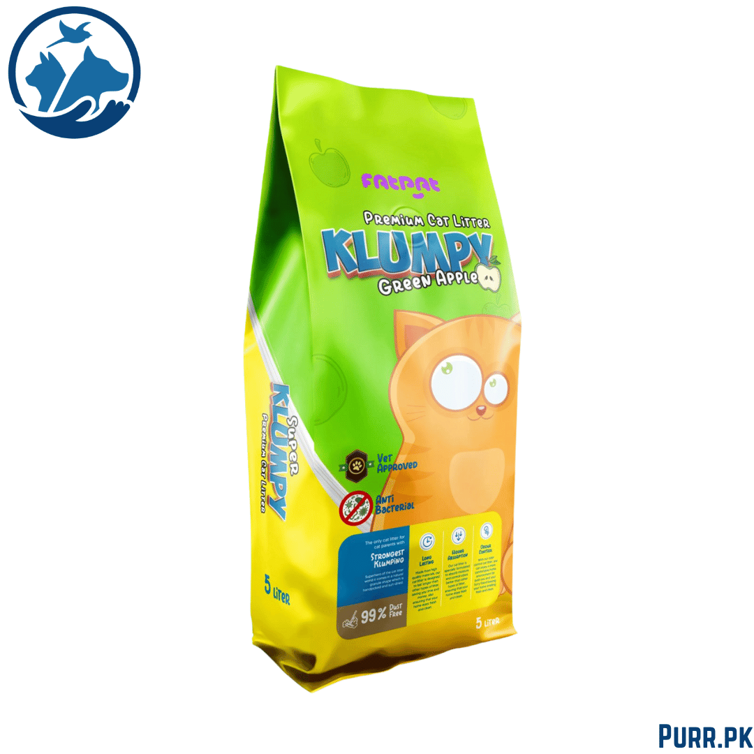 Klumpy Cat Litter – Green Apple Scent – 16L