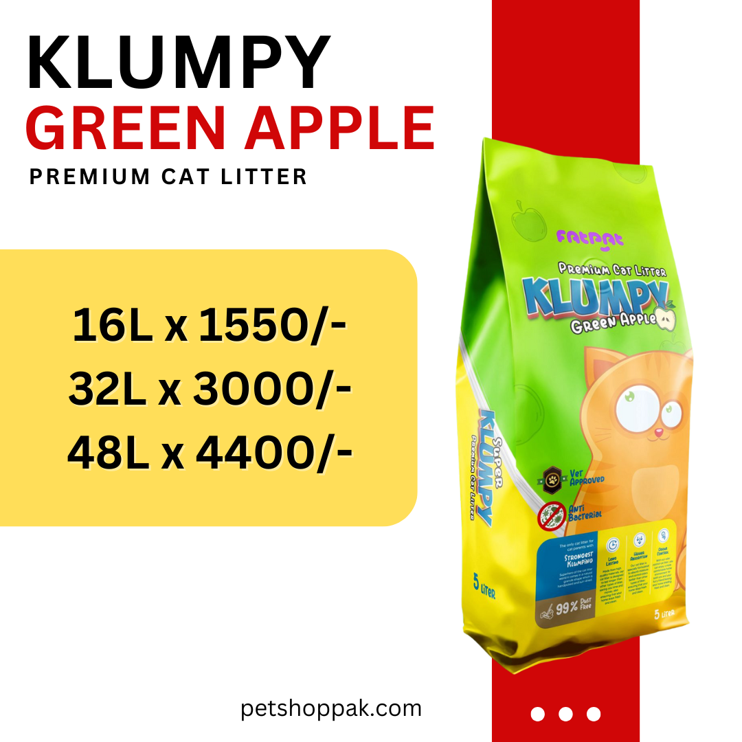 Klumpy Green Apple Cat Litter 16L