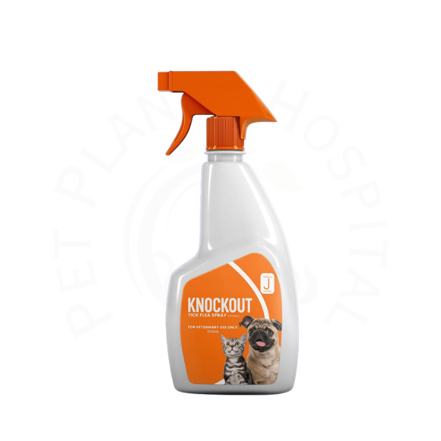 Knockout Tick And Flea Spray for Cats & Dogs