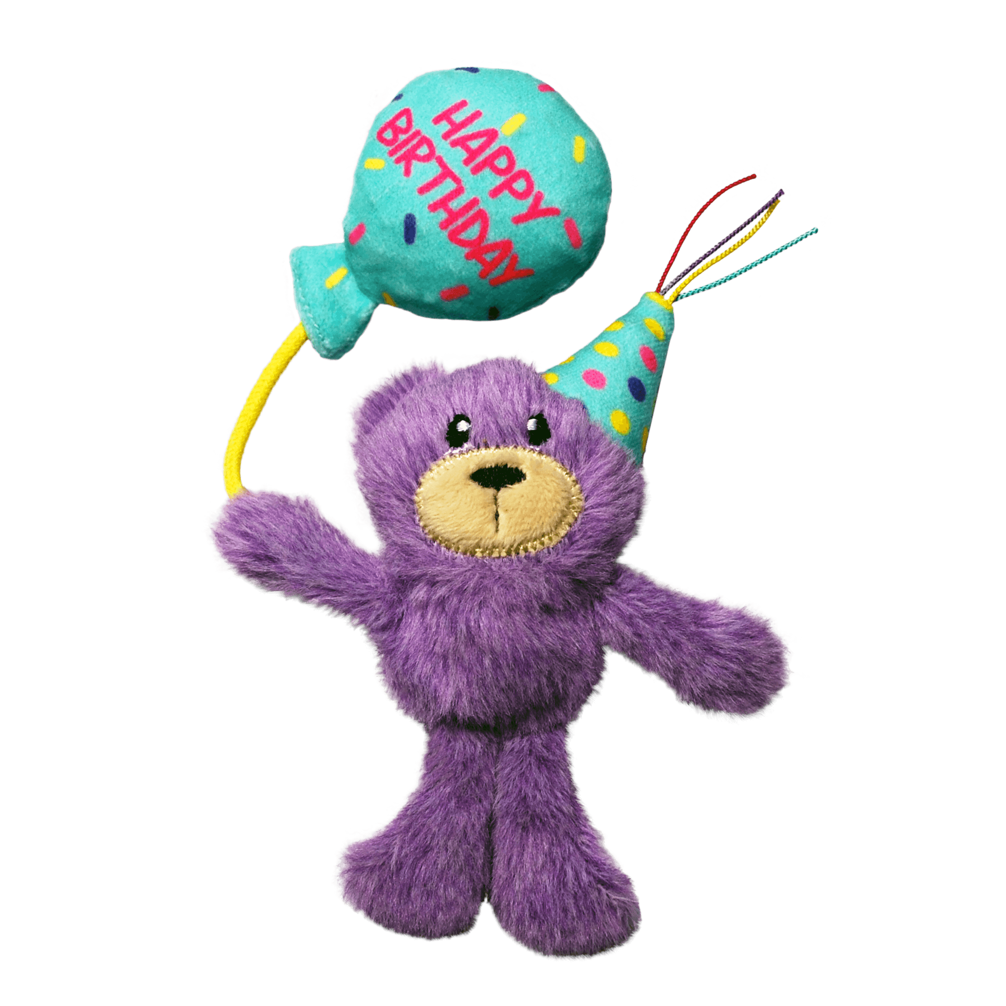 Kong Cat Occasions Birthday Teddy Cat Toy