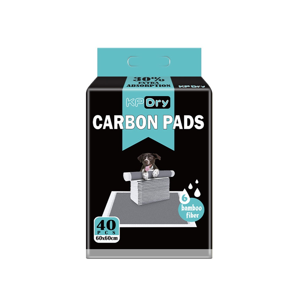 KPDry Activated Carbon Dog Training Pads - Super Absorbent & Leak-Proof Puppy Pads with Odor Control