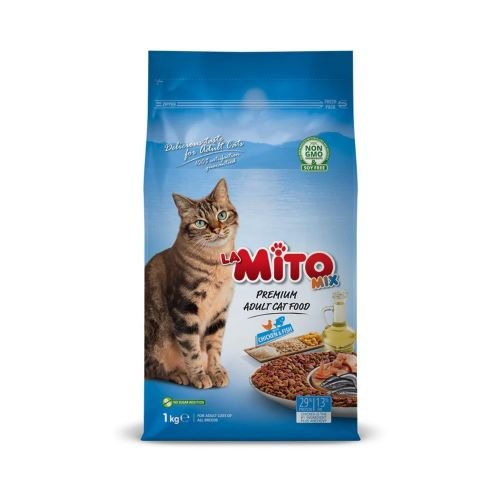 La Mito Premium Adult Cat Food-Chicken & Fish (1kg)