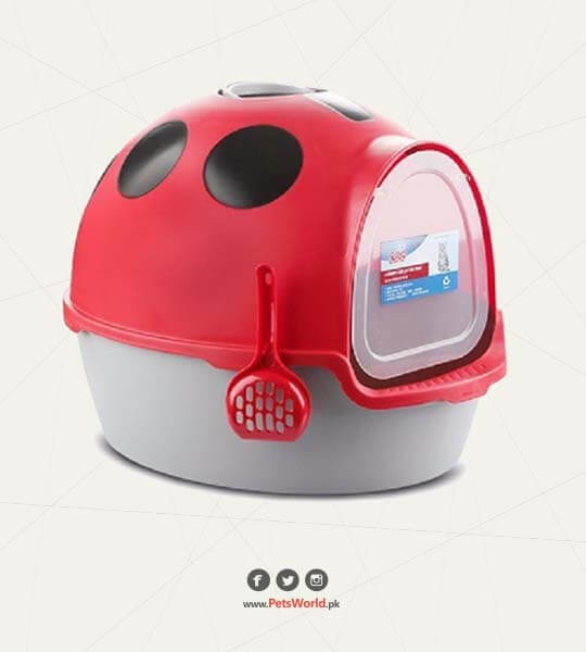 lady bug Cat Litter box large size