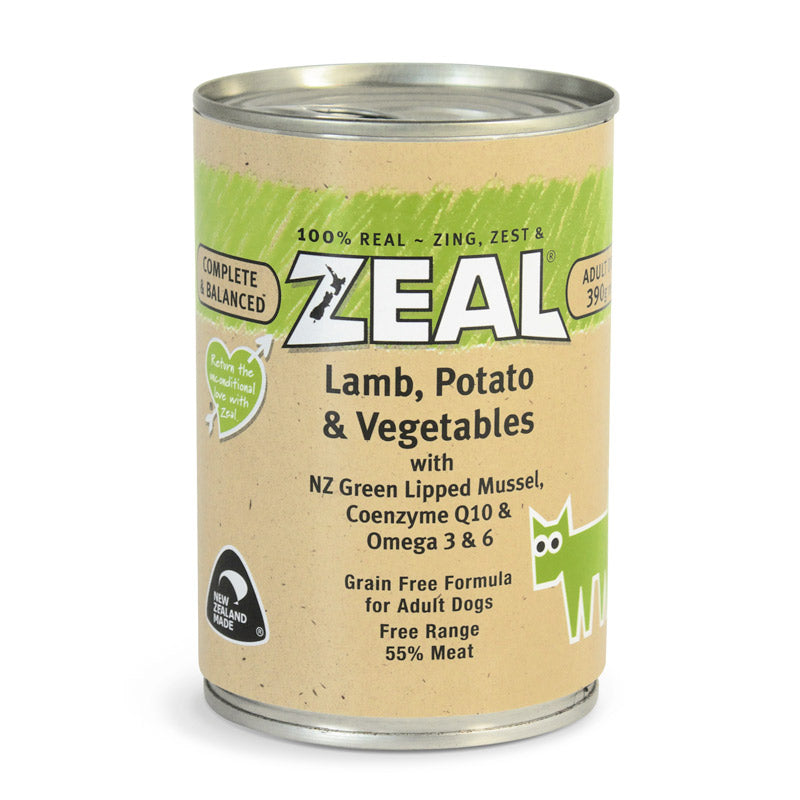 ZEAL Lamb, Potato & Vegetables 390gr