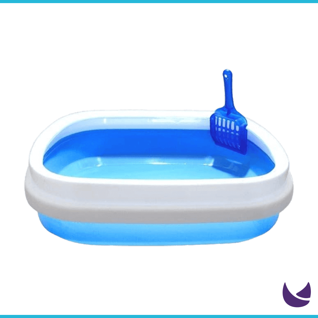 Large Cat Litter Tray with Scoop and Cover