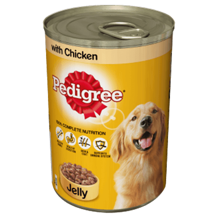 Pedigree Dog Treats Chicken Jelly Tin 400 g
