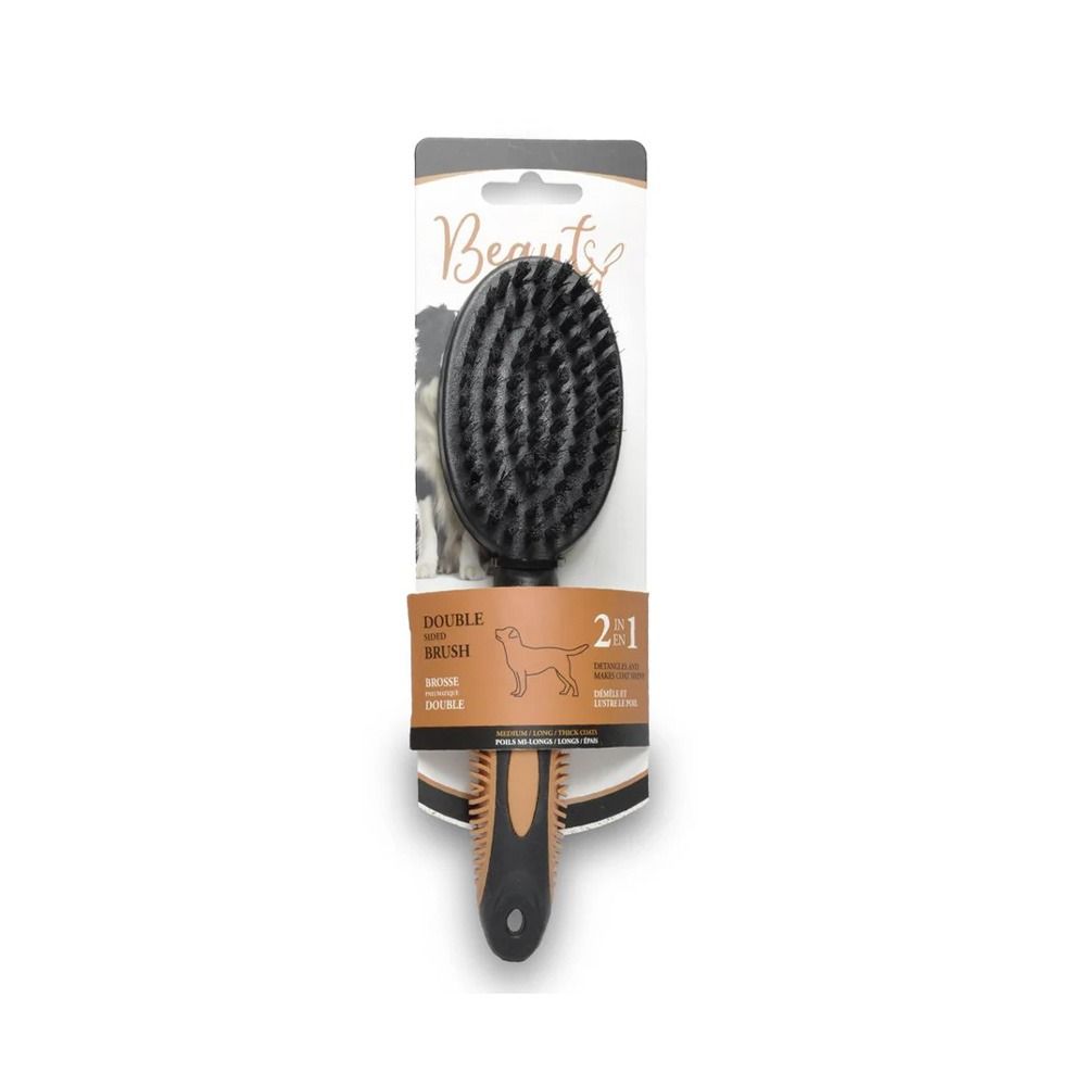 Les Filous Double Sided Brush for Cats and Dogs - Small