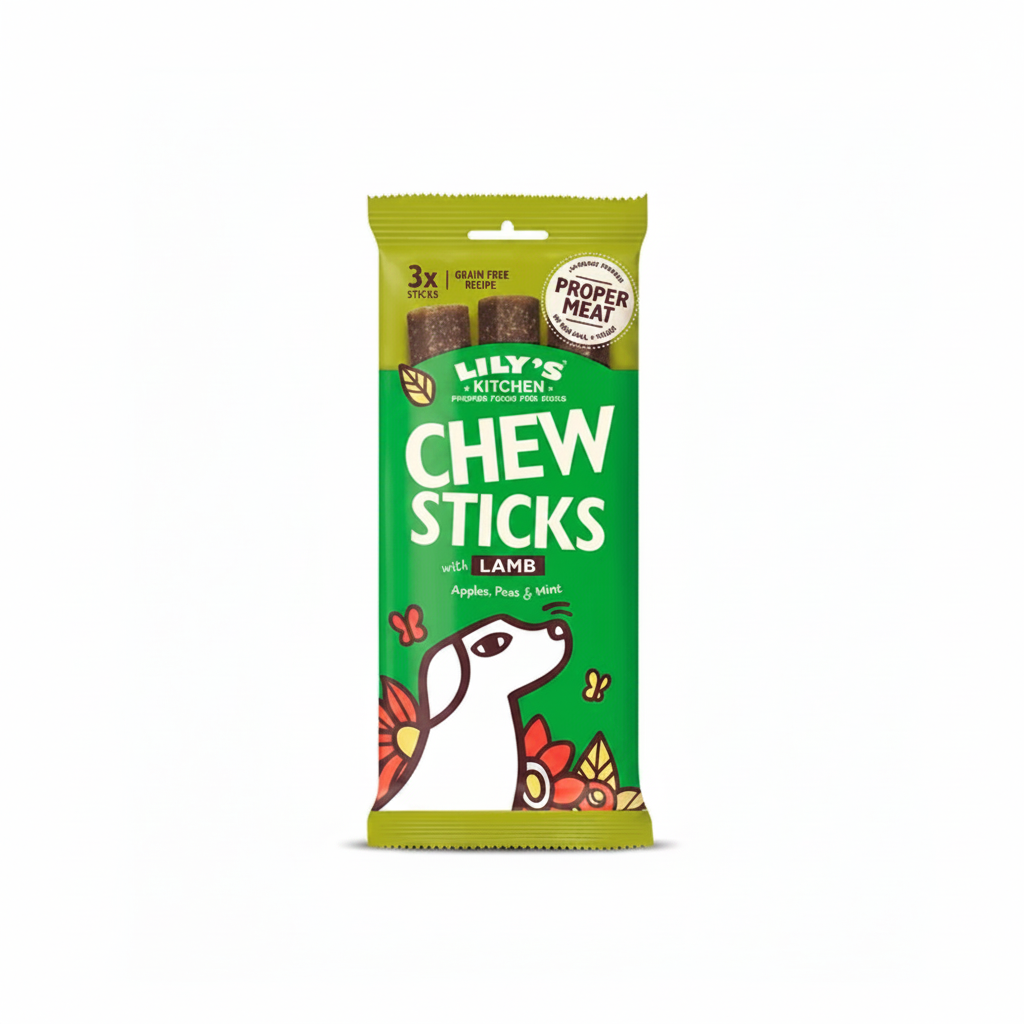 Lily's Kitchen Dog Chew Sticks with Lamb Dog Treats 120G