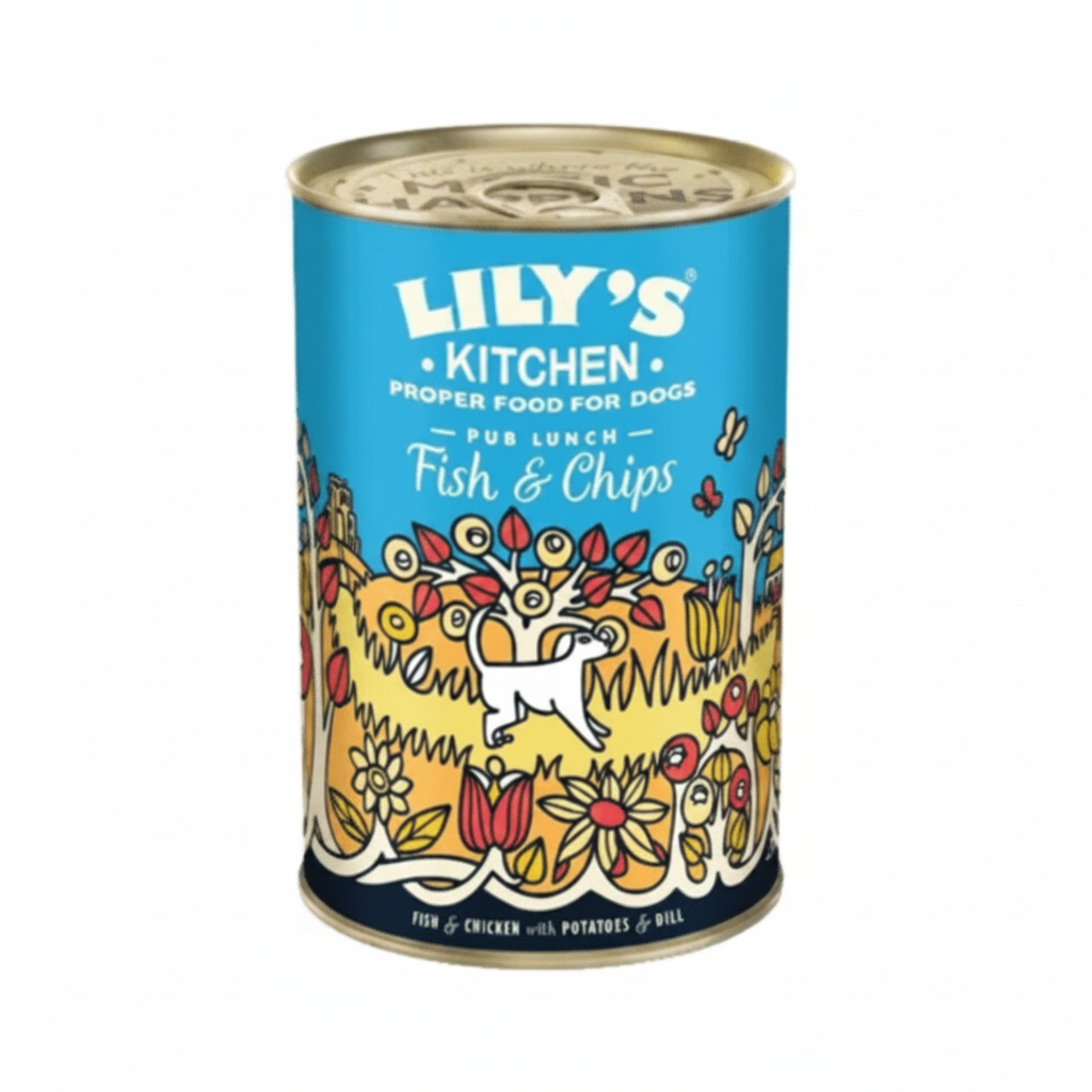 Lily's Kitchen Fish & Chips Wet Dog Food 400g