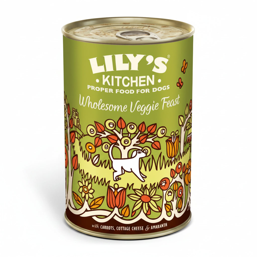 Lily's Kitchen Wholesome Veggie Feast Wet Dog Food (375g)