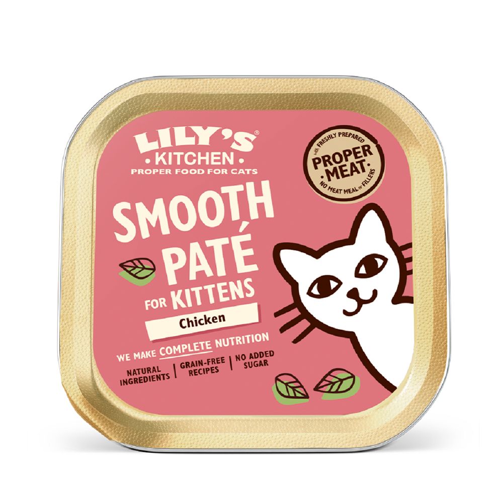 Lily's Kitchen Chicken Pate Wet Kitten Food - 85 g - Pack of 12
