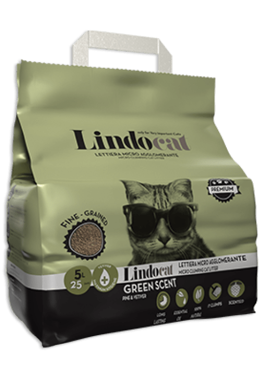 Lindocat Bentonite Green Scent - 5L (Pine and Vetiver Fragrance)