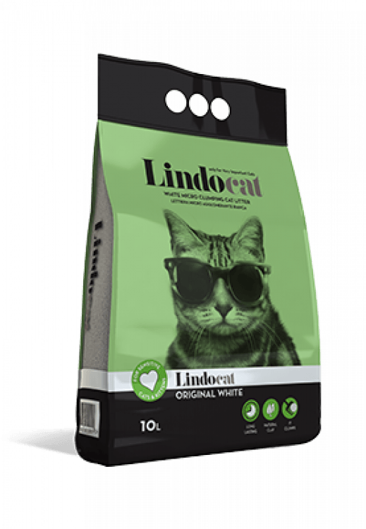 Lindocat White Bentonite Original White - 10 L (Fragrance Free)