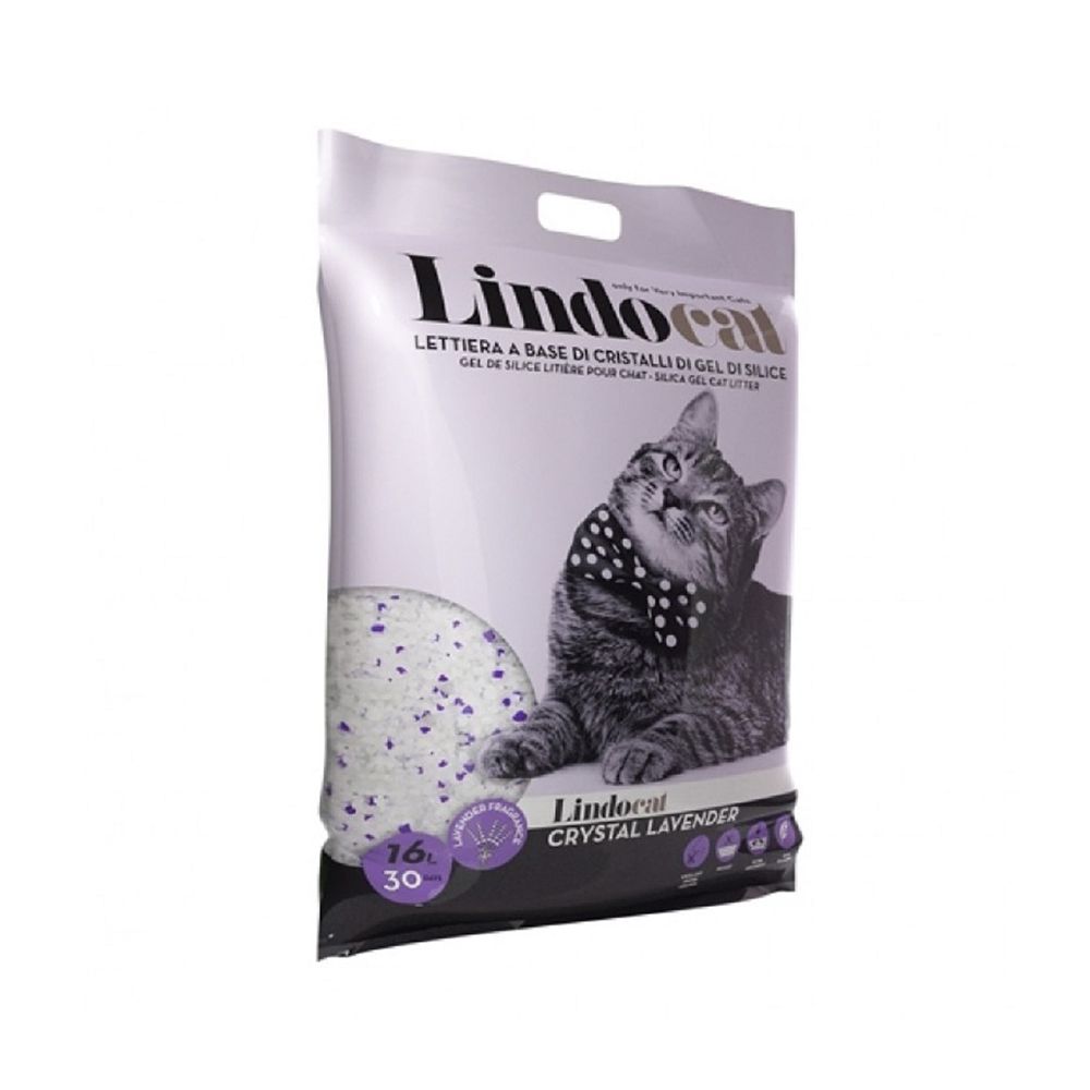 Lindocat Crystal Lavender Scent Cat Litter - 16 L