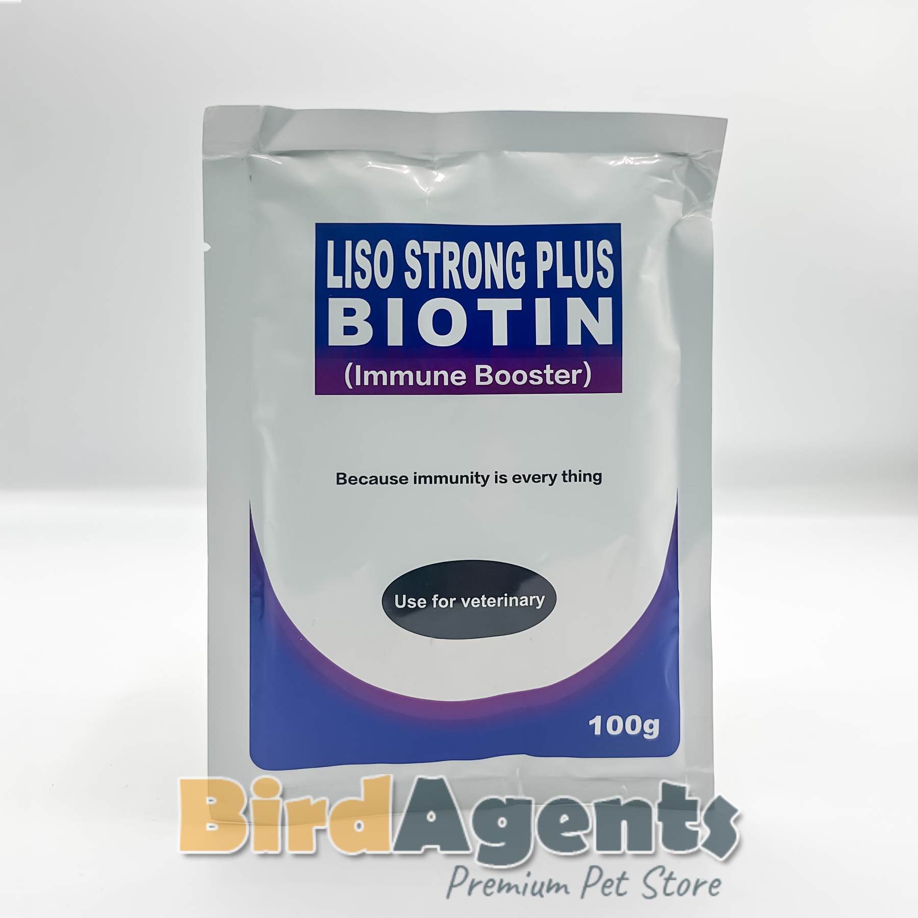 Liso Strong Plus Biotin – Advanced Immune Booster for Birds