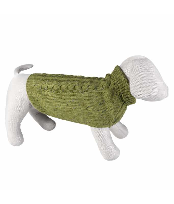 Duvo+ Dog Sweater Cozy, Green[Size – Xl]