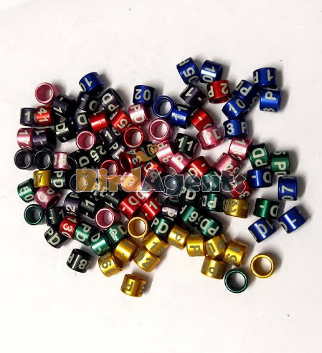 Ring for Love Birds – Identification & Tracking Aluminum Bands