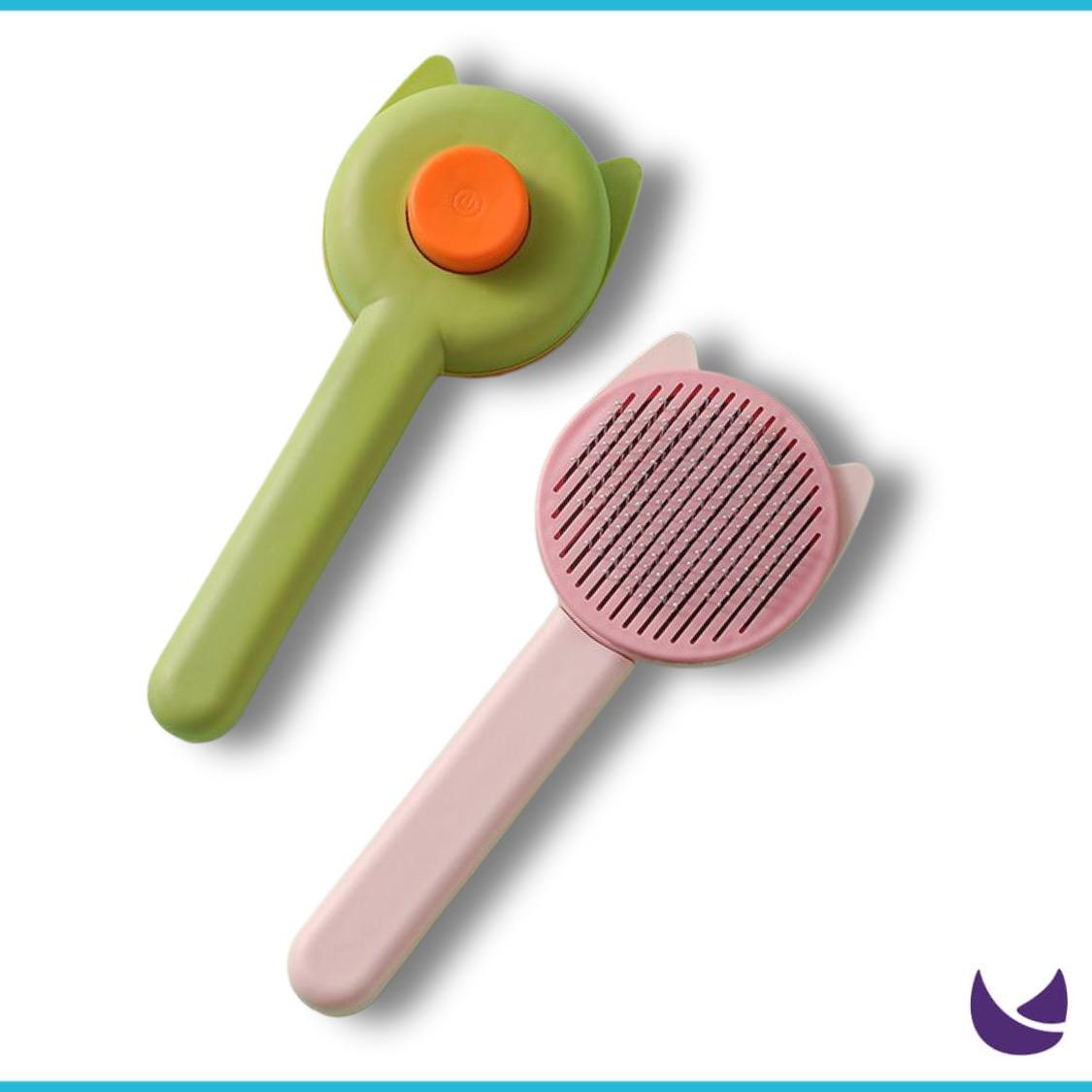 Luxury One-Button Self Cleaning Brush for Cats
